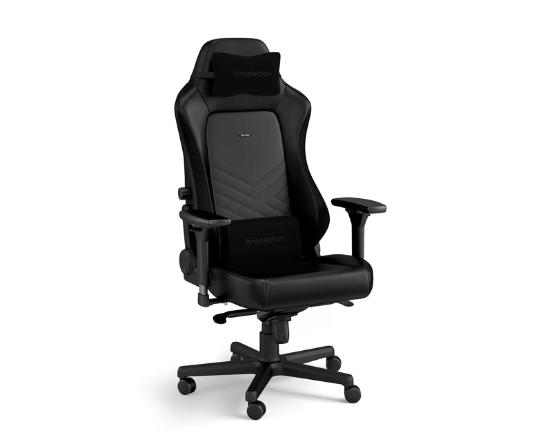 noblechairs HERO gejmerska stolica, crna, nosivost 150 kg