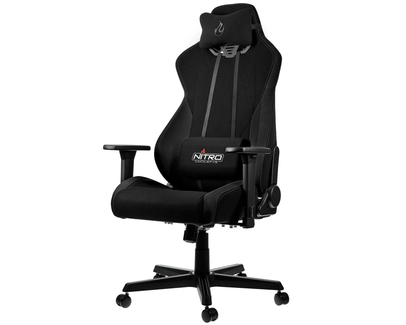 Nitro Concepts S300 Stealth Black gejmerska stolica, nosivost 135 kg