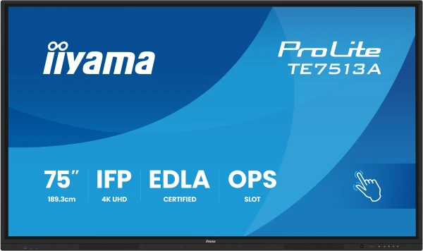 iiyama ProLite TE7513A-B2AG interaktivni ekran 75" 4K UHD
