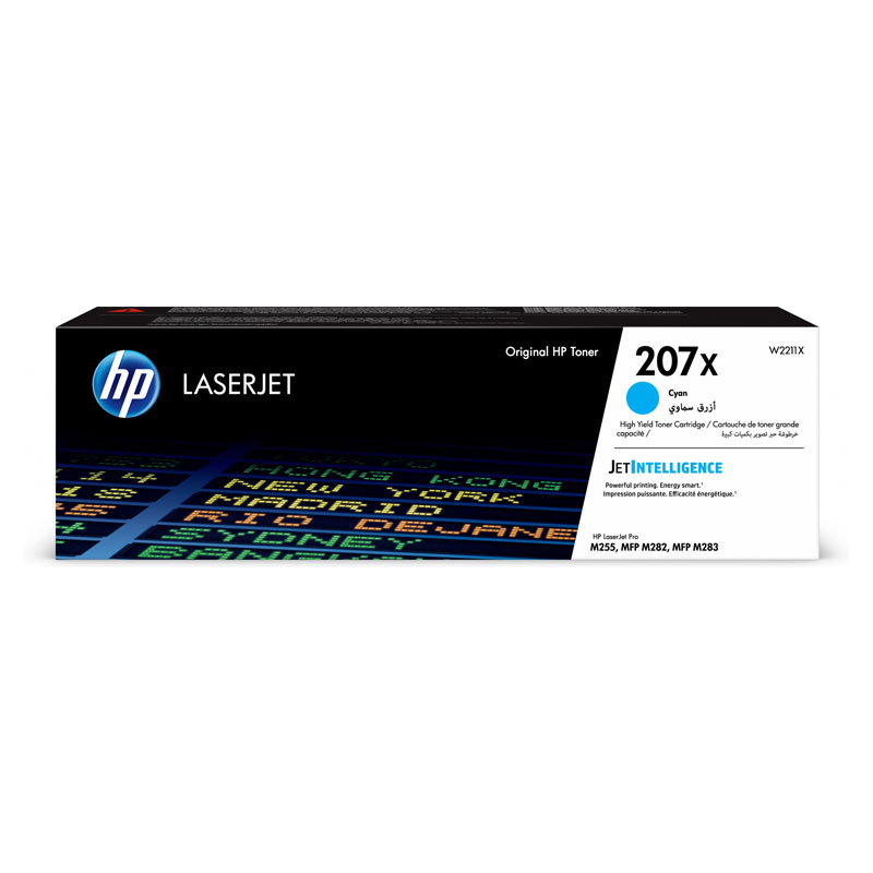 HP 207X W2211X cijan toner visokog kapaciteta, 2.450 str.