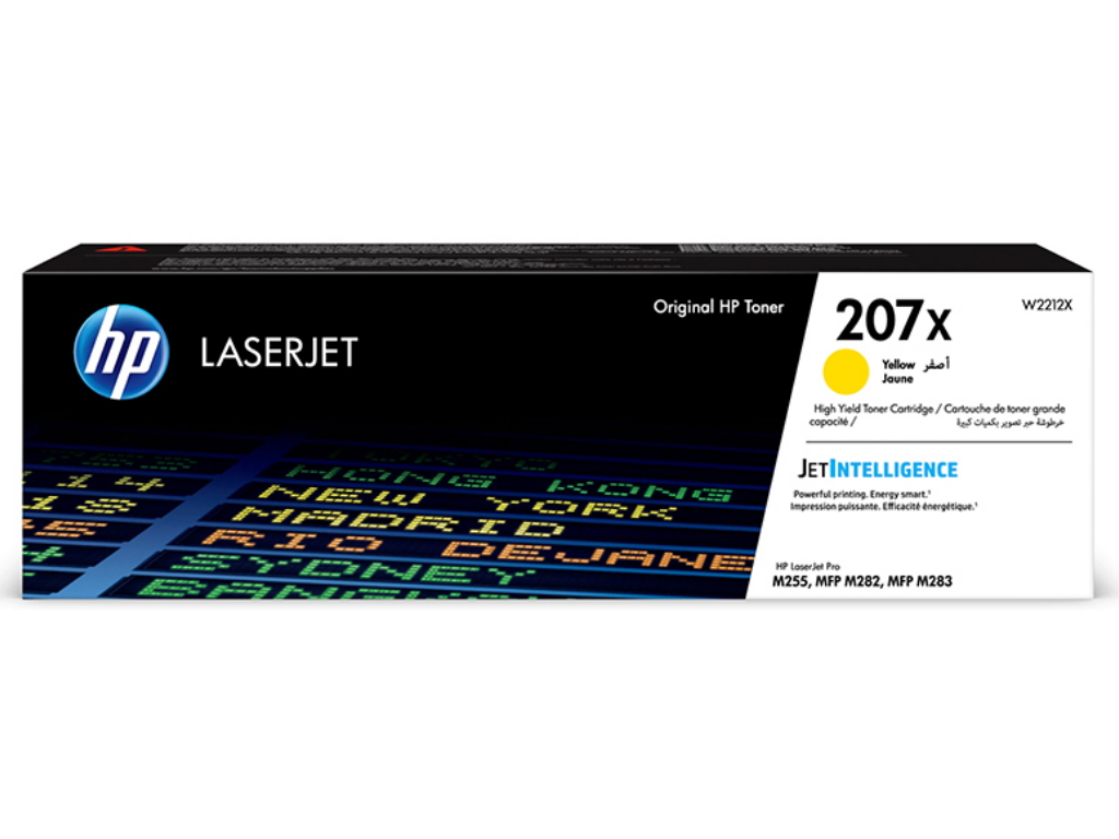 HP 207X W2212X žuti originalni toner, oko 2.450 strana