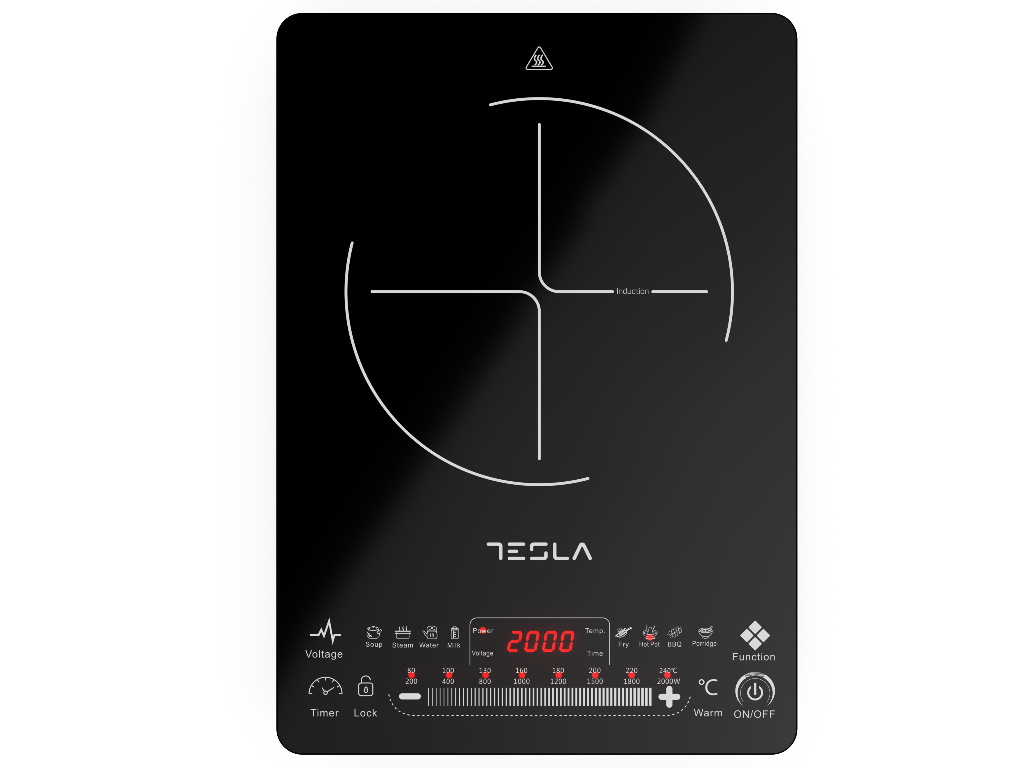 Tesla IC400B indukcioni rešo 2000 W, 9 programa