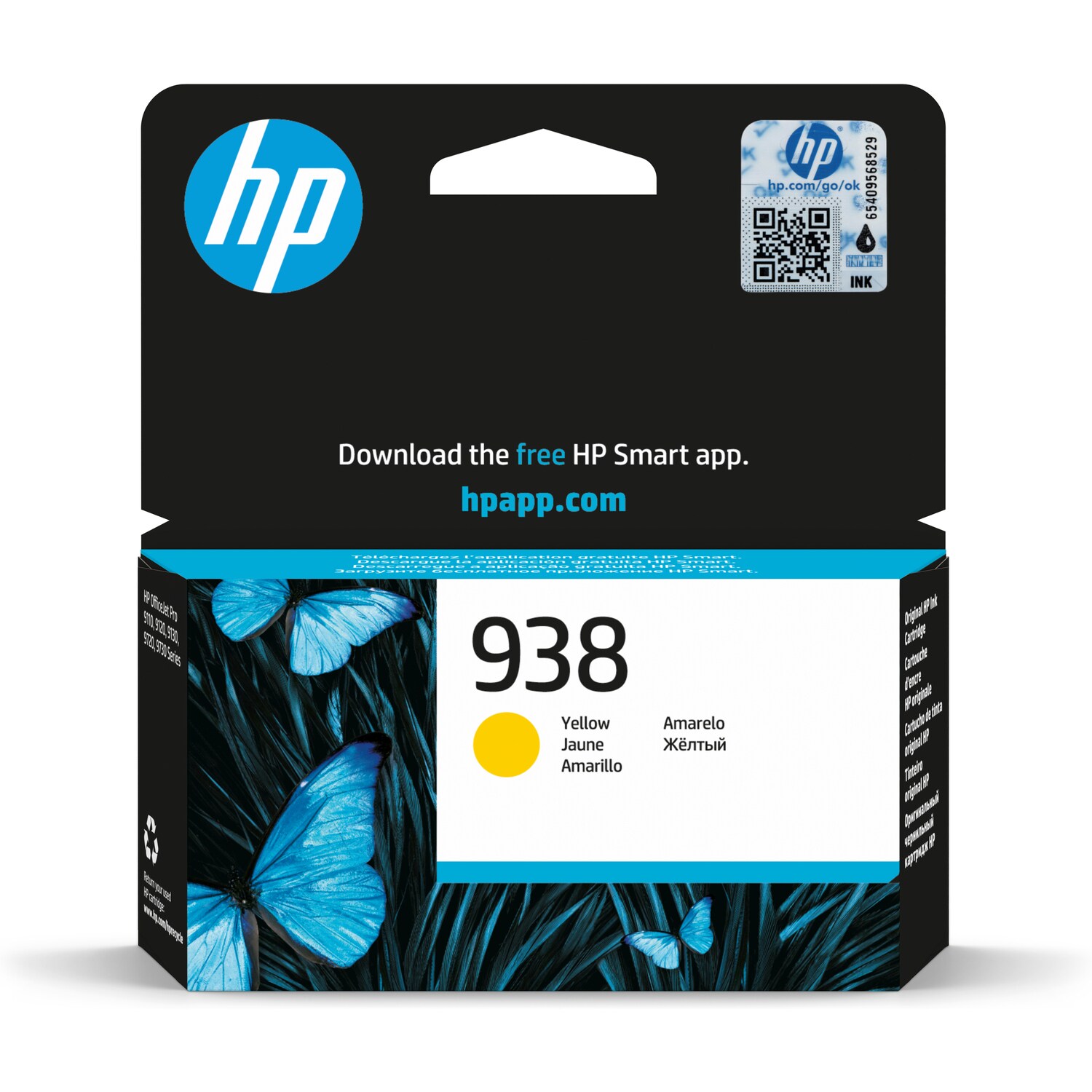 HP 938 Yellow 4S6X7PE žuti kertridž sa mastilom