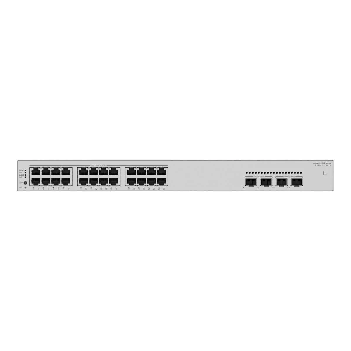 Huawei eKit S220S-24LP4JX upravljivi PoE+ switch, 24 porta