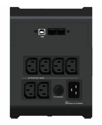 Vertiv PowerUPS 200 Essential PSA6E-2200IT-IEC UPS 2200 VA/1225 W, 6 × IEC C13