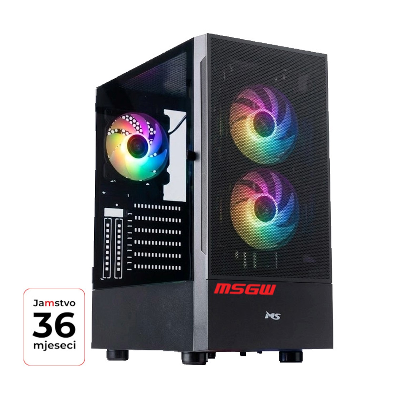 MSGW Gamer R5 A129 gaming računar Ryzen 5 5500 RTX 5050
