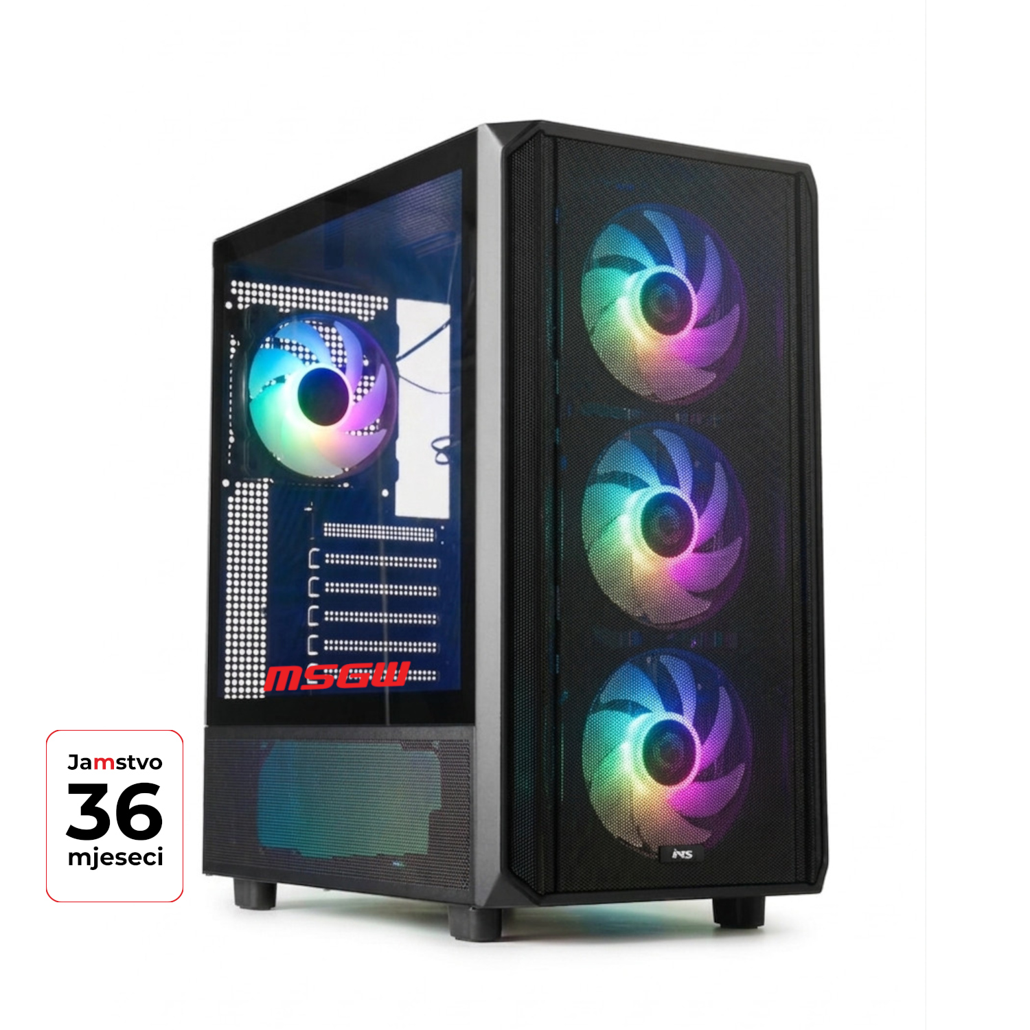MSGW Gamer R5 A130 gejmerski računar Ryzen 5 5600X, RTX 5060 8 GB
