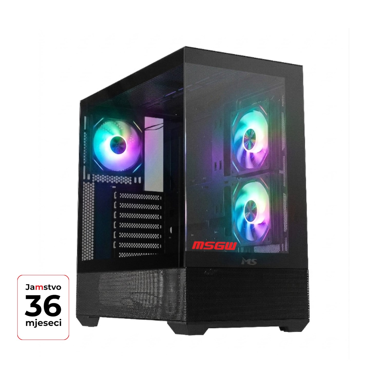MSGW Gamer R5 a131 gaming računar Ryzen 5 7600X, RX 9060 XT