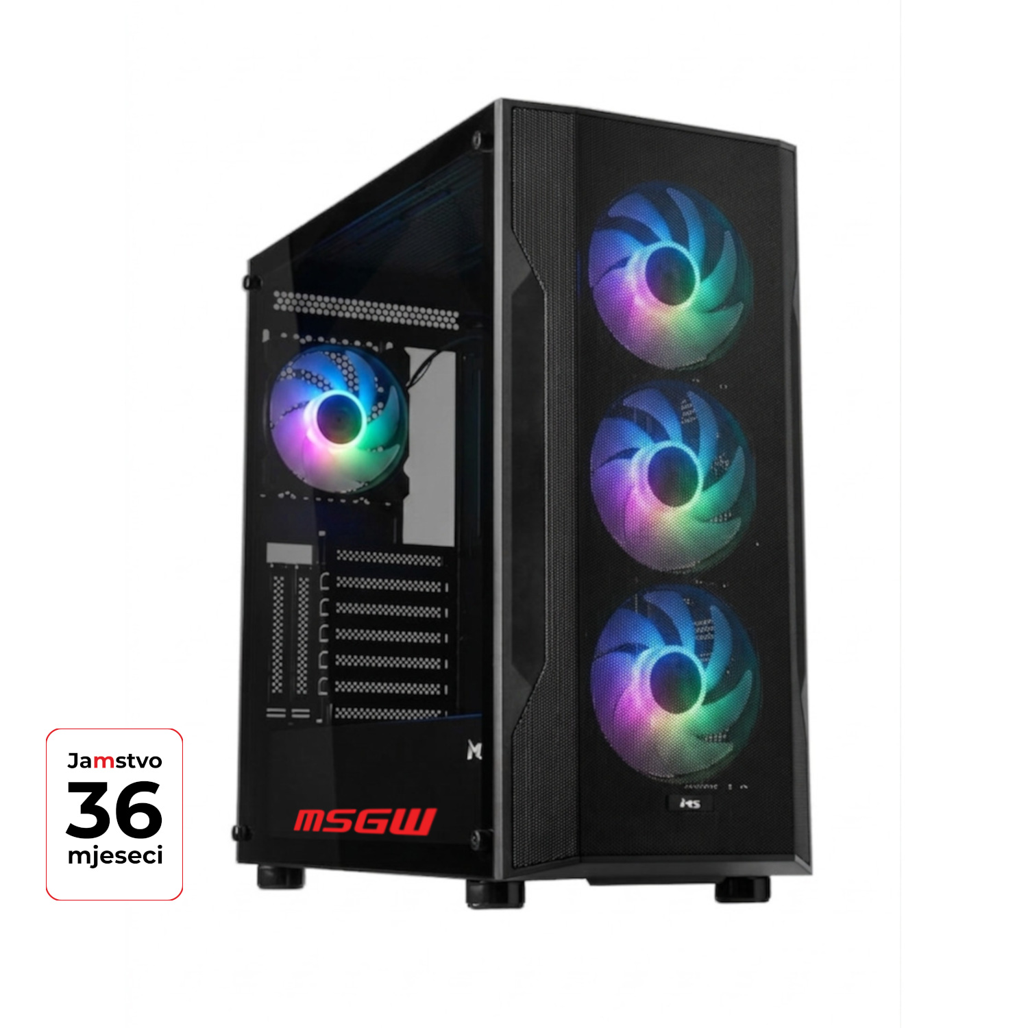 MSGW Gamer R7 a107 gejming računar Ryzen 7 5700X i RTX 5060 Ti 8GB