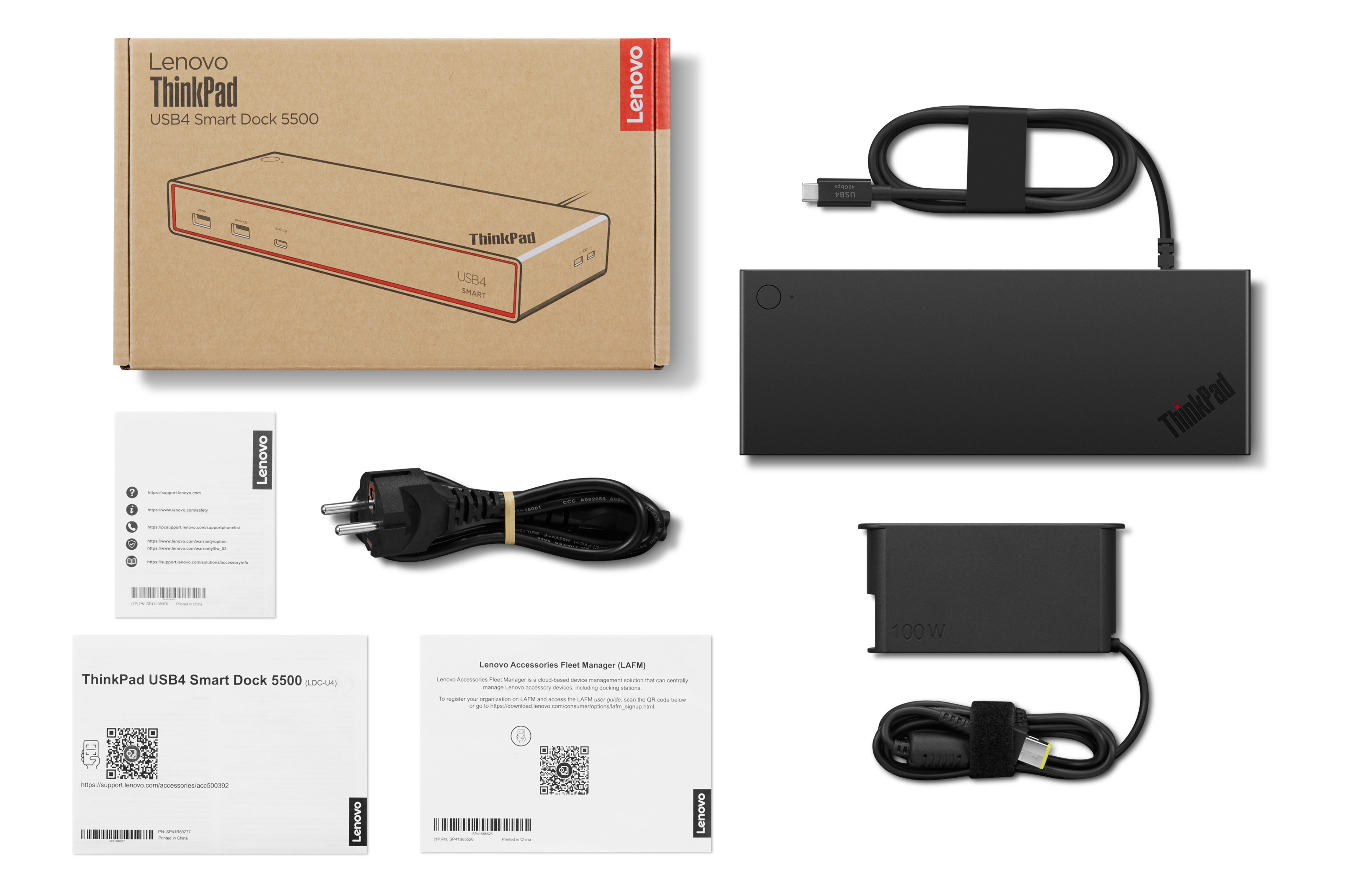 Lenovo ThinkPad USB4 Smart Dock 5500 40BC0100EU priključna stanica 65W