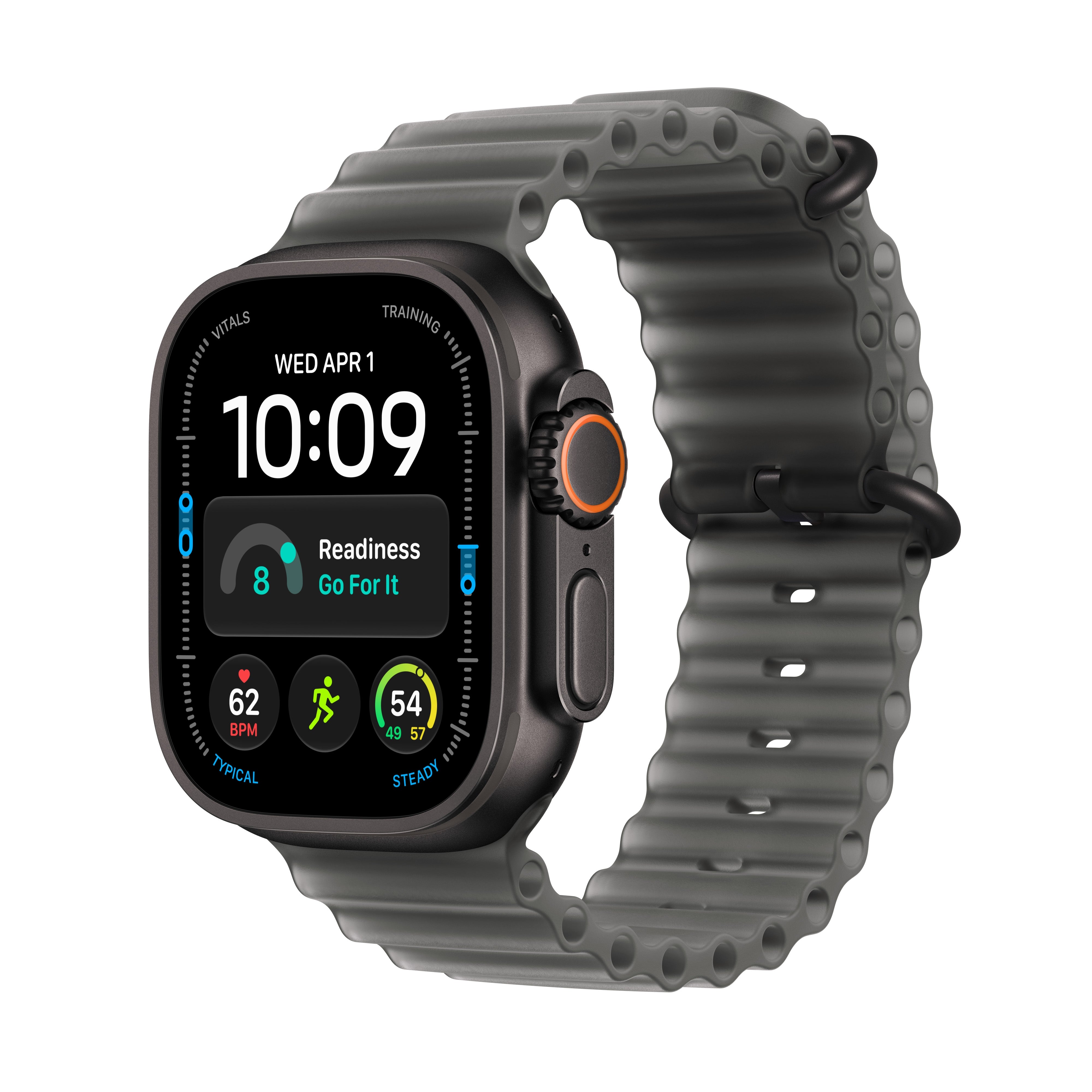 Apple Watch Ultra 4 GPS + Cellular 49 mm, crni titanijum sa Ocean narukvicom
