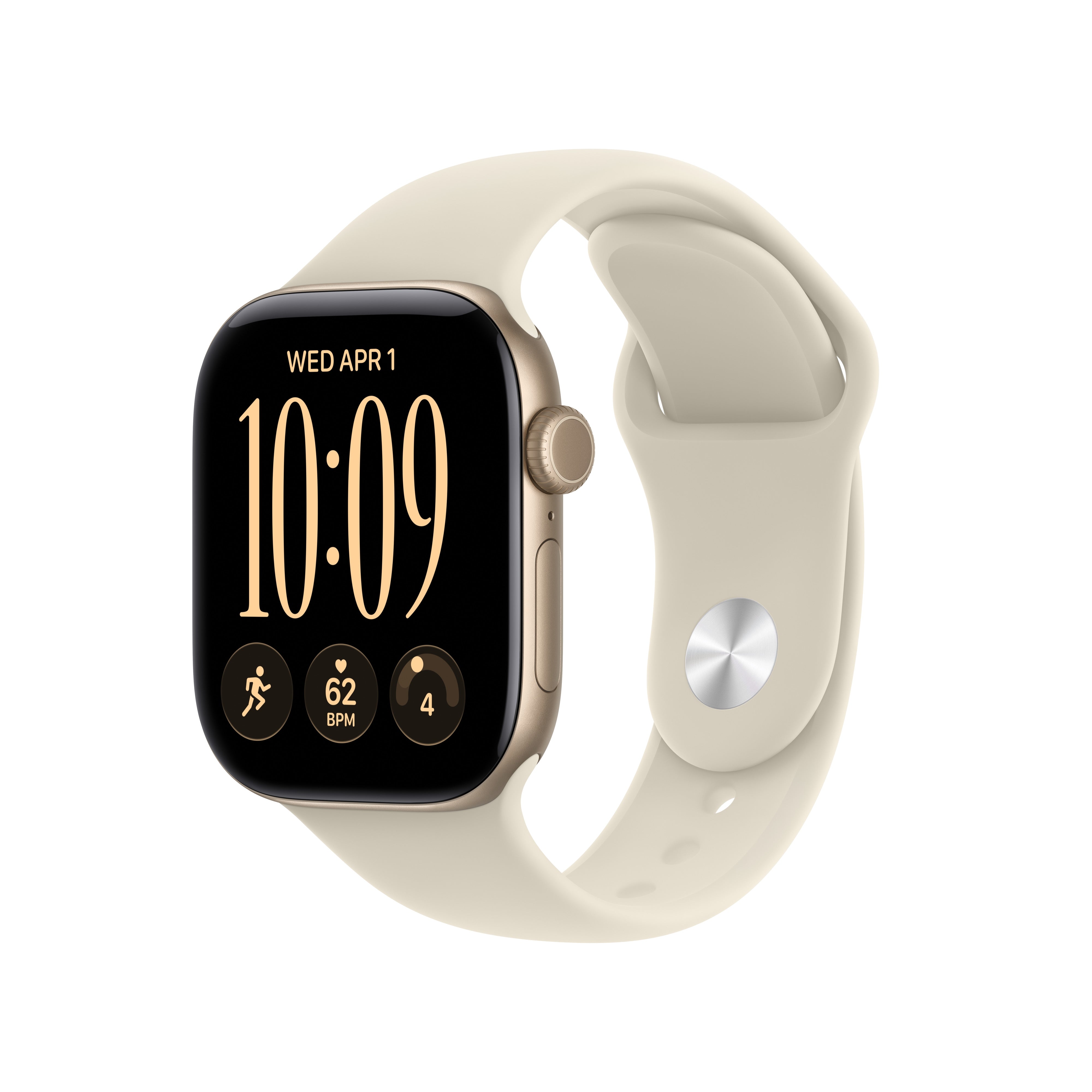 Apple Watch Series 12 GPS 42 mm Light Gold sa Sand Sport narukvicom S/M