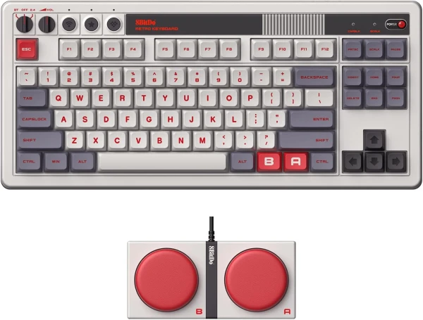 8BitDo Retro Mechanical Keyboard N Edition mehanička tastatura sa Dual Super Buttons
