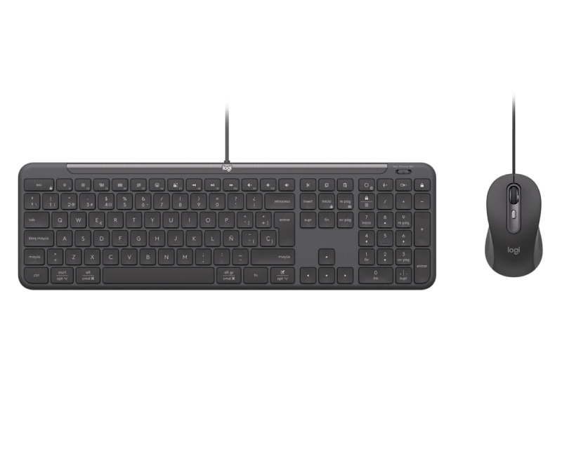 Logitech Signature Slim Wired Combo MK620, španski QWERTY, USB-C