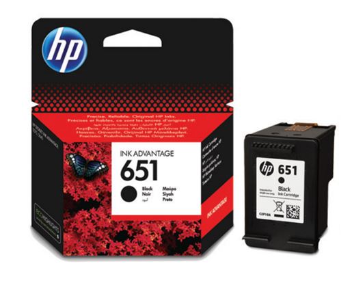HP 651 C2P10AE originalni crni kertridž, oko 600 strana