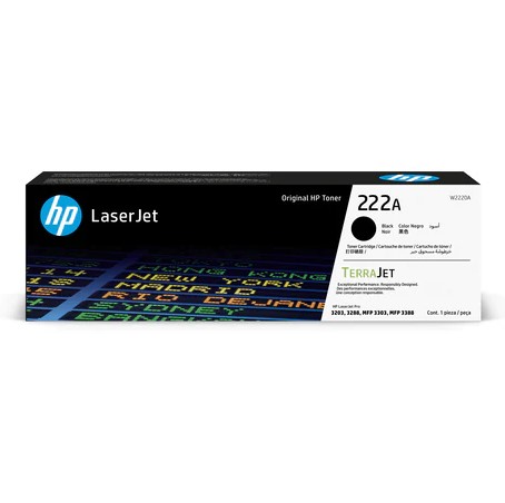 HP 222A W2220A crni toner za LaserJet, 1300 strana