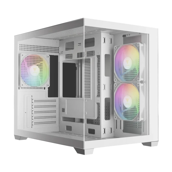 Gamdias Aura GC10M V2 ARGB Micro-Tower kućište, belo