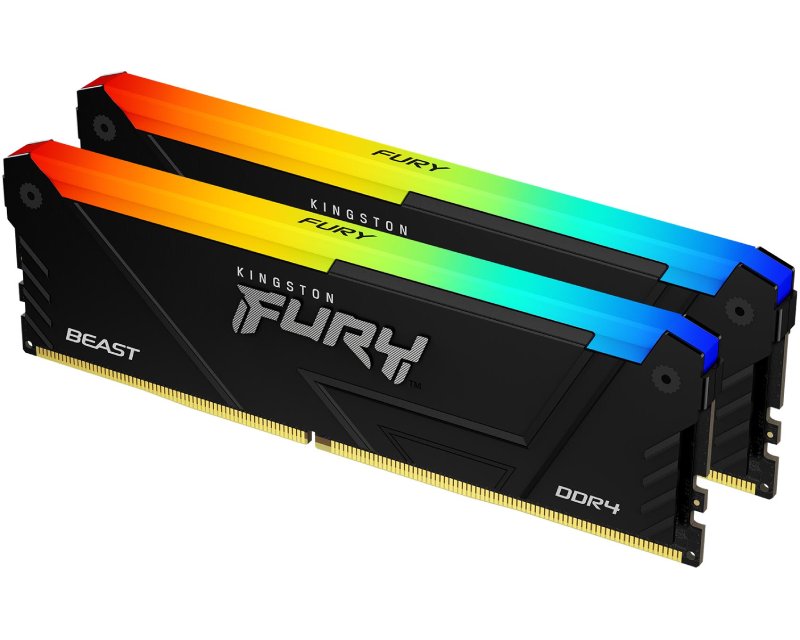Kingston FURY Beast RGB KF432C16BB2AK2/64 RAM 64GB (2×32GB) DDR4 3200MT/s