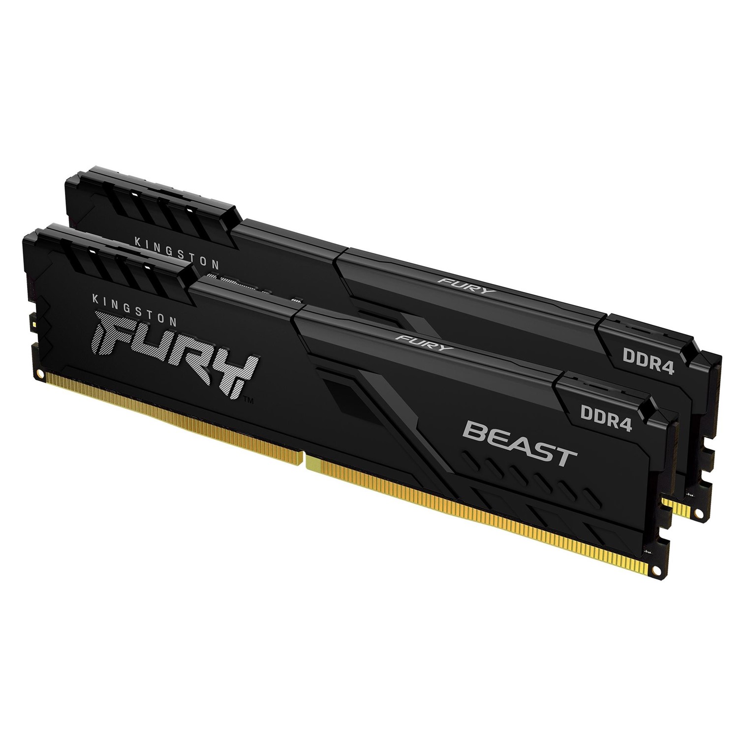 Kingston FURY Beast Black KF432C16BBK2/64, 64GB (2×32GB) DDR4-3200 CL16