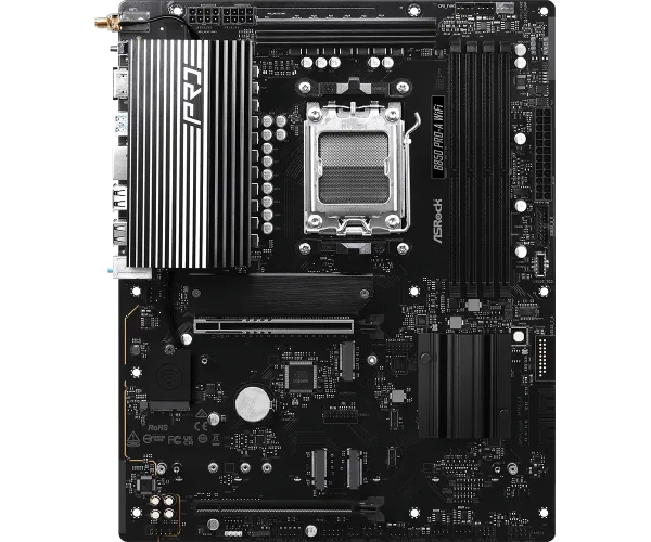 ASRock B850 Pro-A WiFi AM5 ATX matična ploča, DDR5 i Wi-Fi 6E