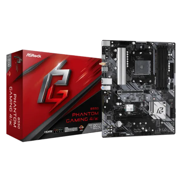 ASRock B550 Phantom Gaming 4/ac ATX AM4 matična ploča sa Wi-Fi