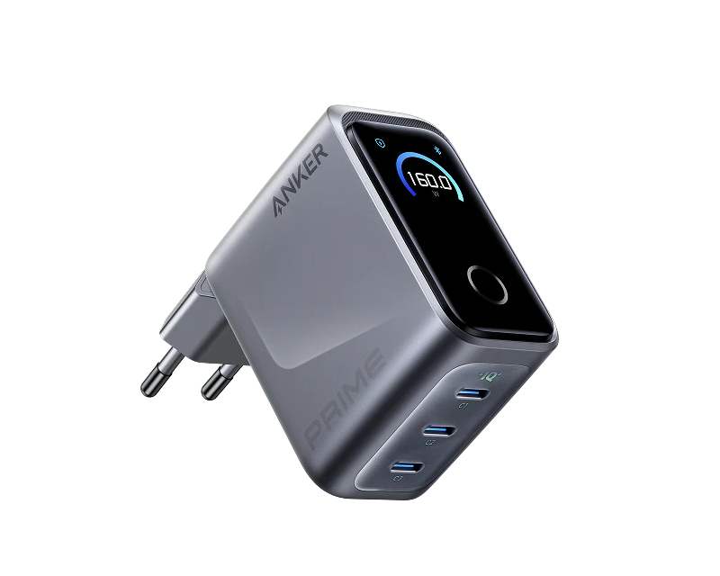 Anker Prime A2687 GaN punjač 160 W sa 3 USB-C porta