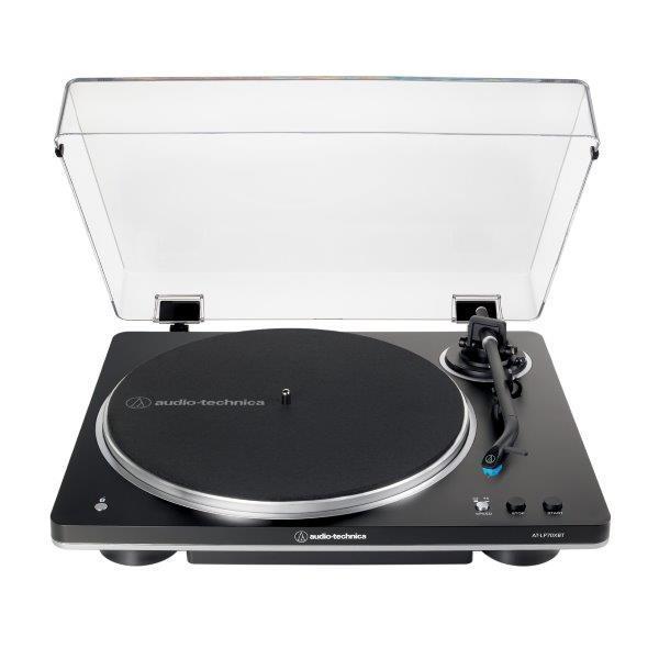 Audio-Technica AT-LP70XBTBS automatski Bluetooth gramofon, crno-srebrni