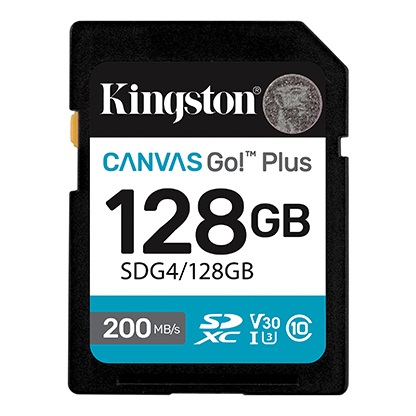Kingston Canvas Go! Plus SDXC memorijska kartica 128 GB SDG4/128GB