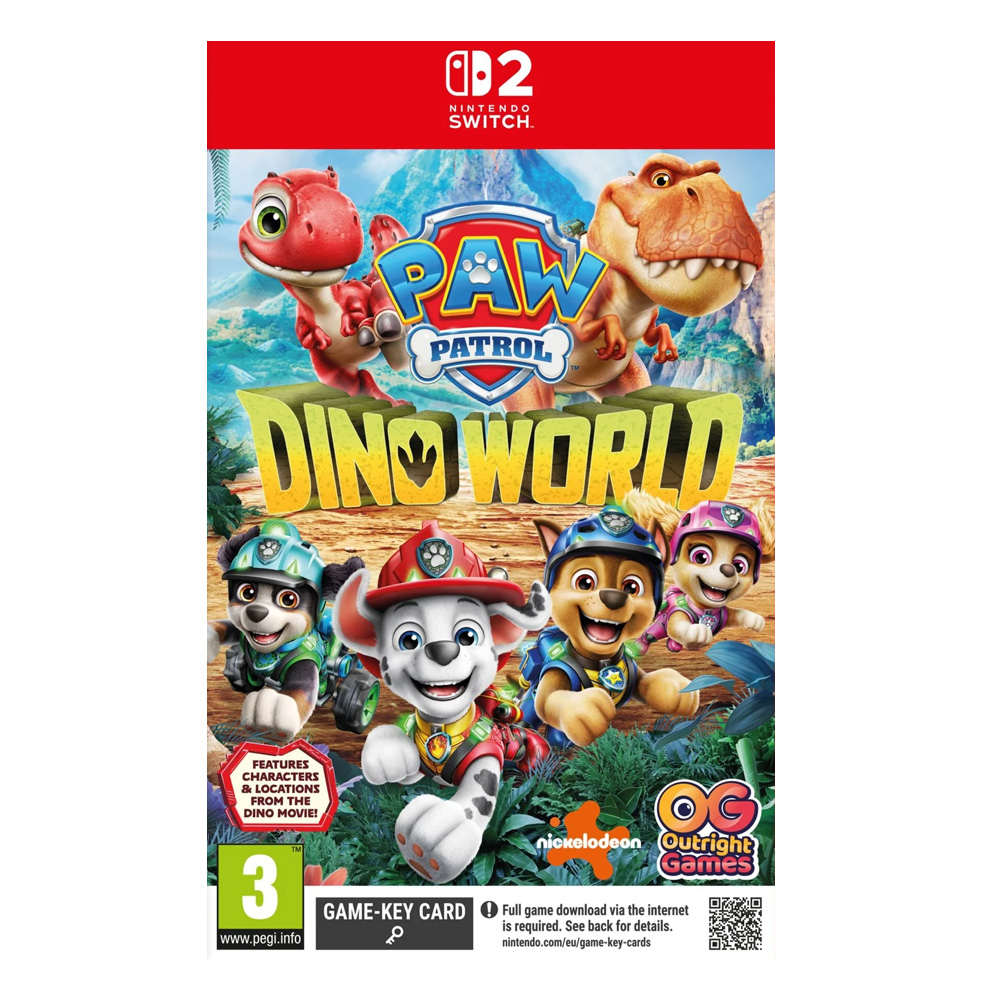 PAW Patrol: Dino World za Nintendo Switch 2 – igra za 1–2 igrača