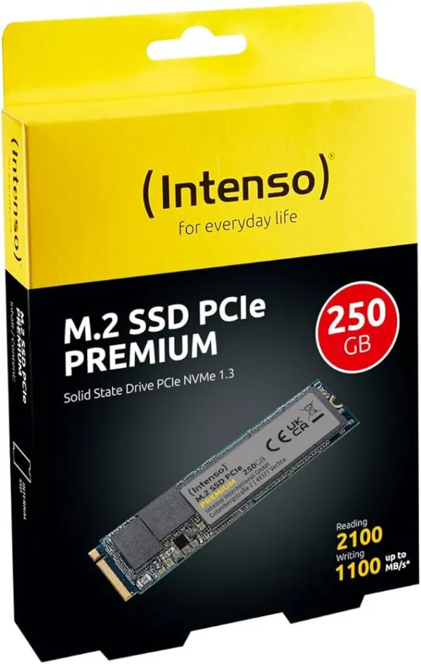 Intenso Premium M.2 NVMe SSD 250GB PCIe 3.0 x4