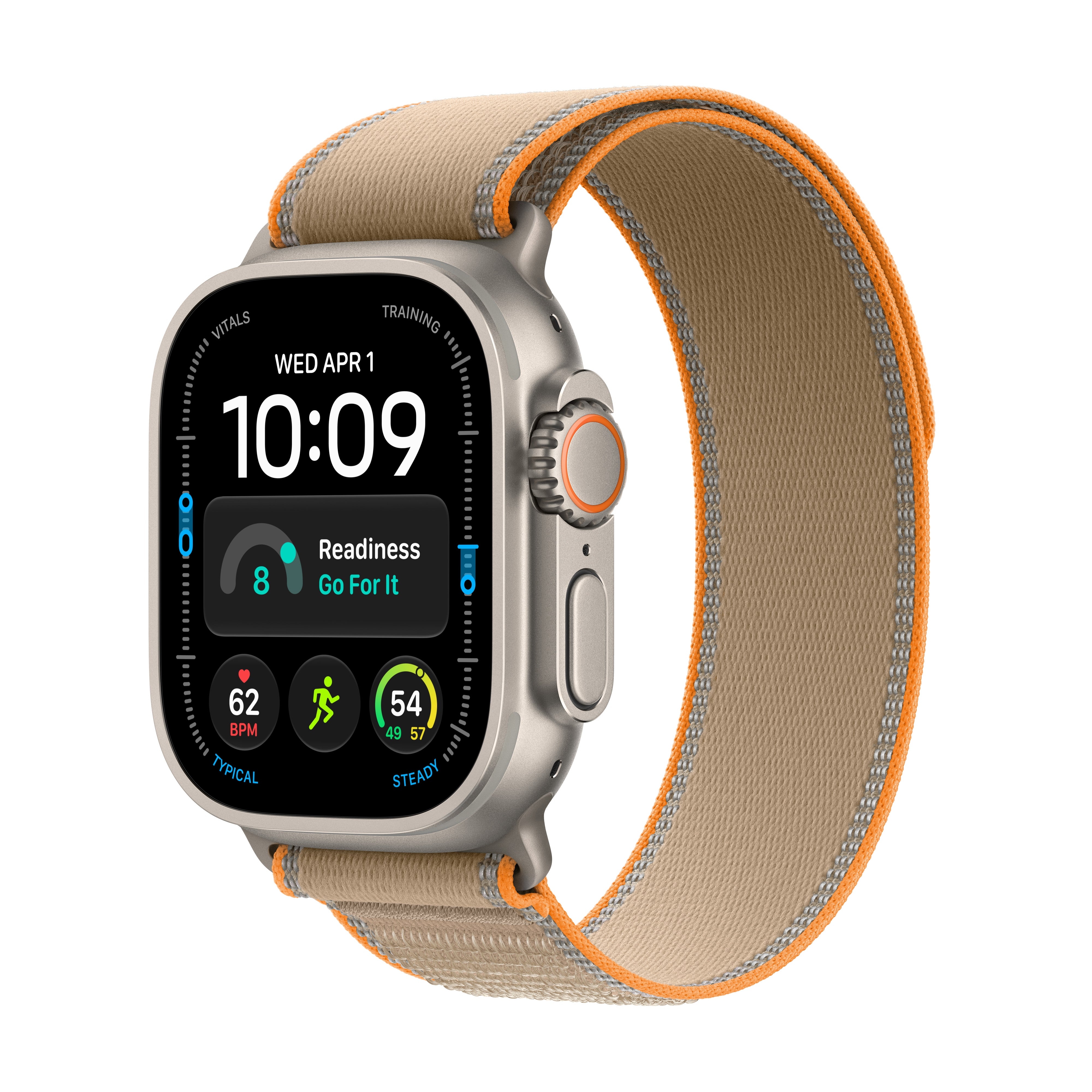 Apple Watch Ultra 4 GPS + Cellular 49 mm od prirodnog titanijuma sa Sand Trail Loop narukvicom, S/M
