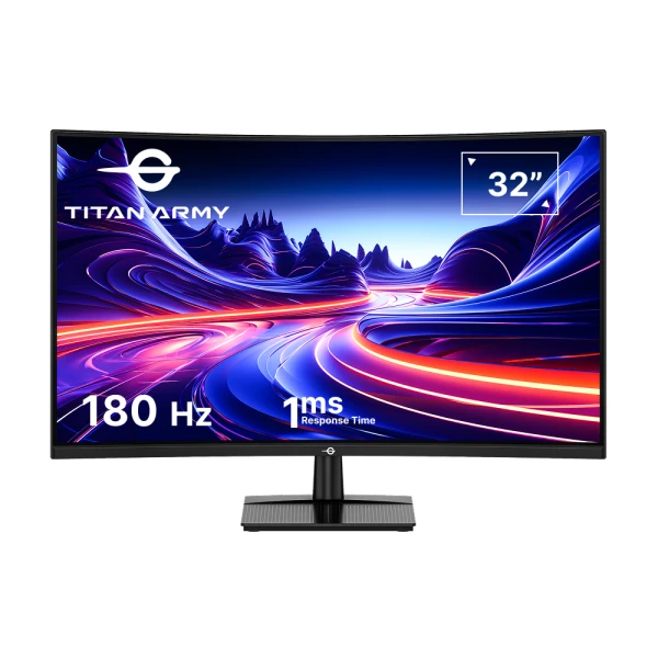 Titan Army C32A1R 31,5″ QHD zakrivljeni gejming monitor 180 Hz