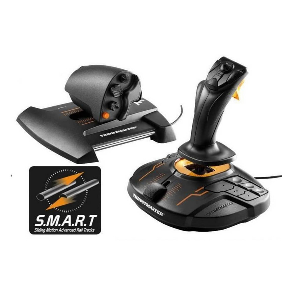 Thrustmaster T.16000M FCS HOTAS kontroler za simulaciju letenja, 30 dugmadi