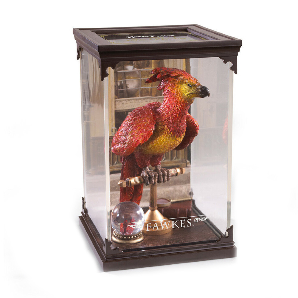 Harry Potter Fawkes kolekcionarska figura Noble Collection sa vitrinom