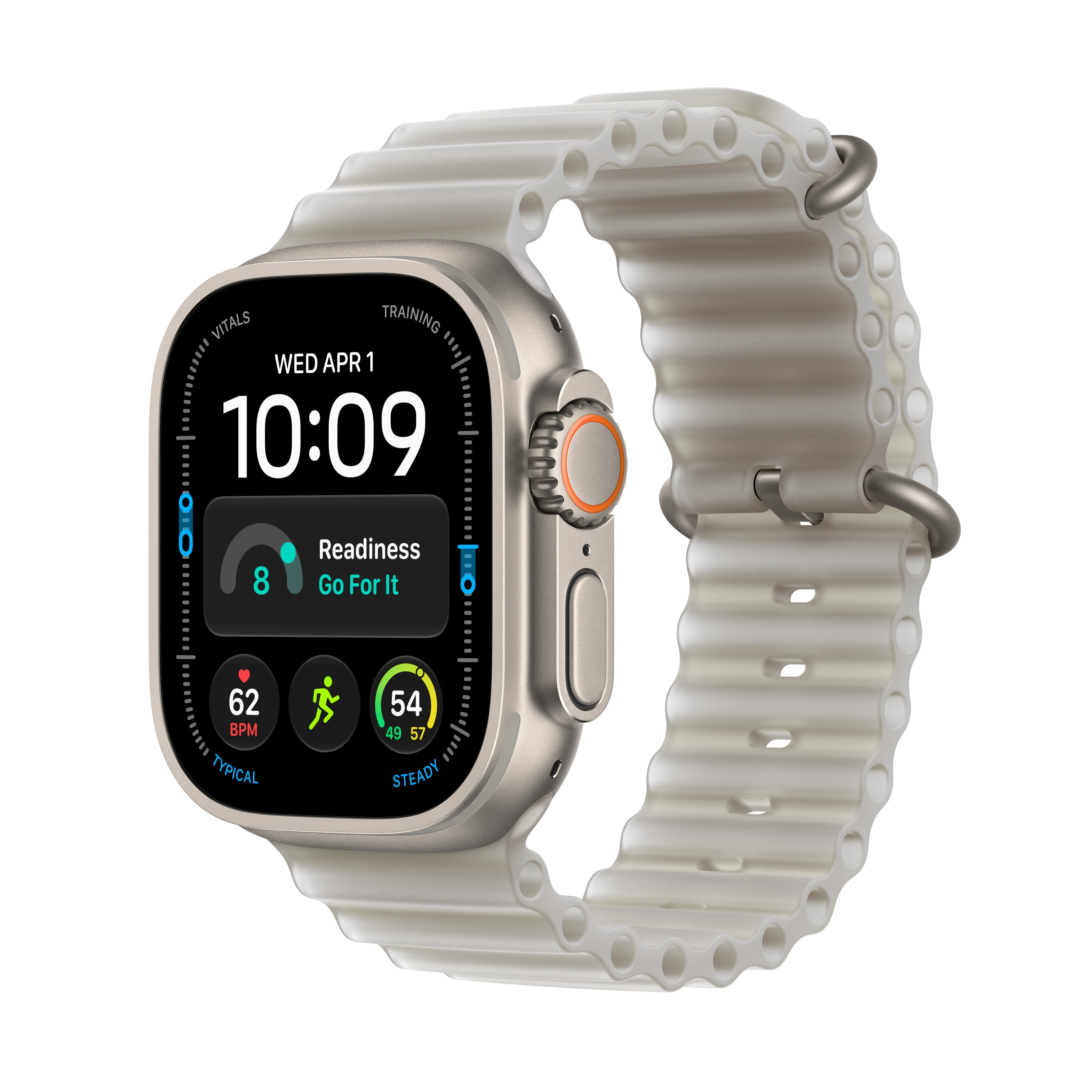 Apple Watch Ultra 4 GPS + Cellular 49 mm, prirodni titanijum, sivi Ocean Band