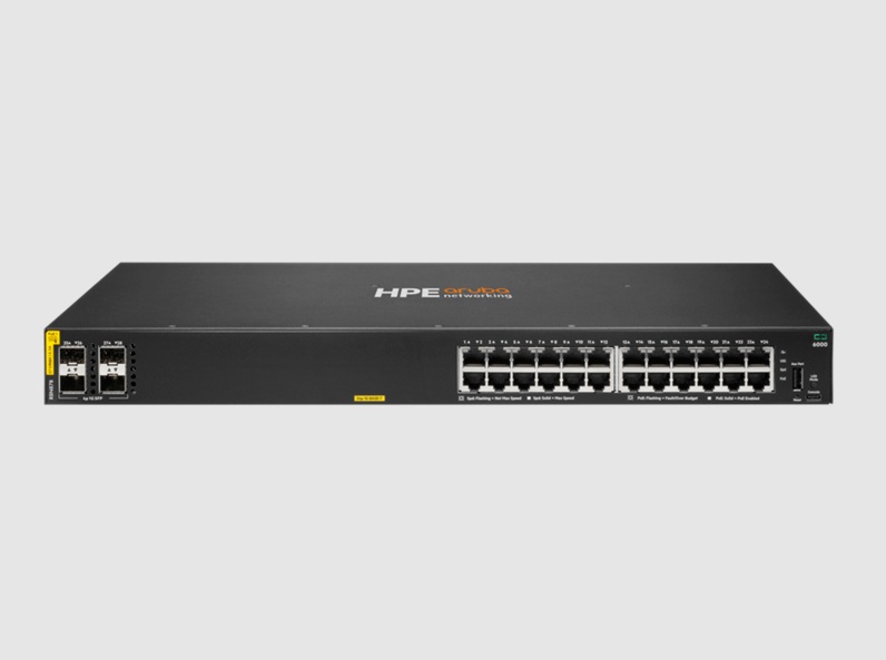 HPE Aruba CX 6000 R8N87A 24-portni PoE+ svič 370 W