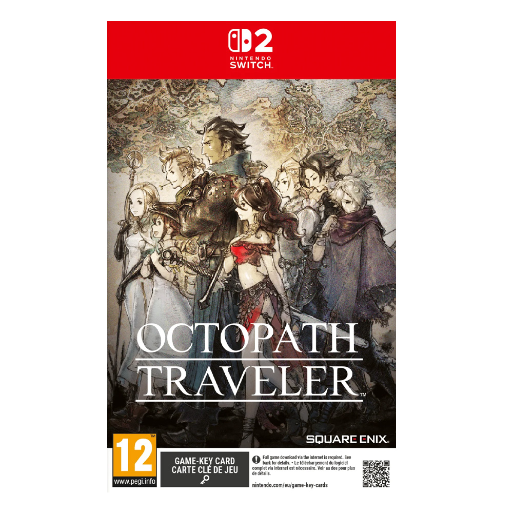 Square Enix Octopath Traveler za Nintendo Switch 2 – Game-Key Card