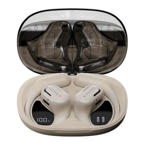 Blackview AirBuds 300 bele open-ear slušalice Bluetooth 6.0