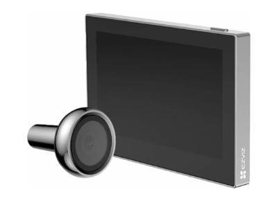 EZVIZ CS-HP2 srebrno digitalno kukalo sa ekranom 1080p