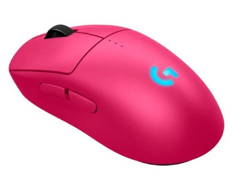 Logitech G PRO 2 LIGHTSPEED gejmerski miš, roze, 32.000 DPI