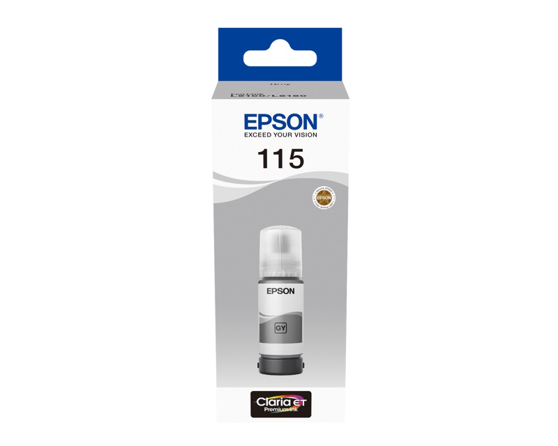 Epson 115 sivo mastilo za EcoTank štampače, 70 ml