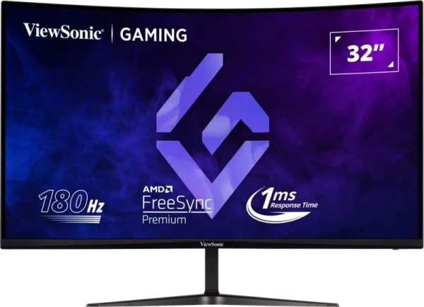 ViewSonic VX3218C-2K 32" QHD zakrivljeni gejming monitor 180 Hz
