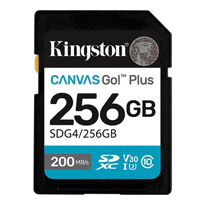 Kingston Canvas Go! Plus SDG4/256GB SDXC kartica