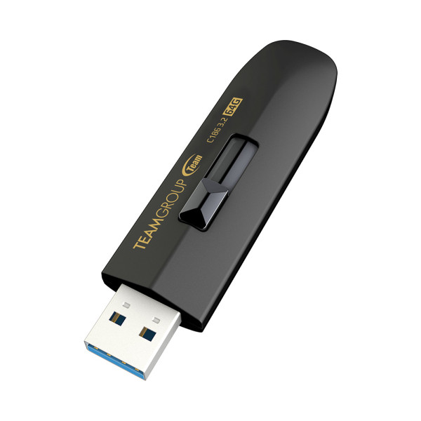 TeamGroup C186 USB flash memorija 64 GB, crna