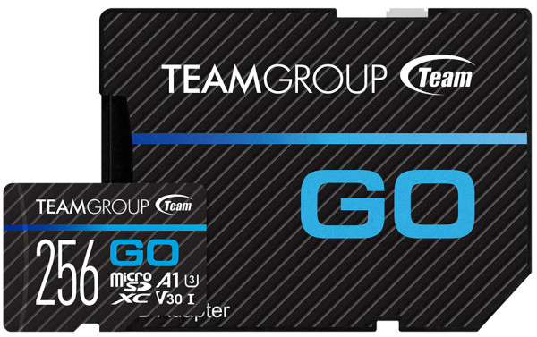 TeamGroup GO Card microSDXC 256 GB UHS-I U3 V30 sa SD adapterom