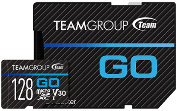 TeamGroup GO microSDXC 128 GB UHS-I U3 V30 sa SD adapterom