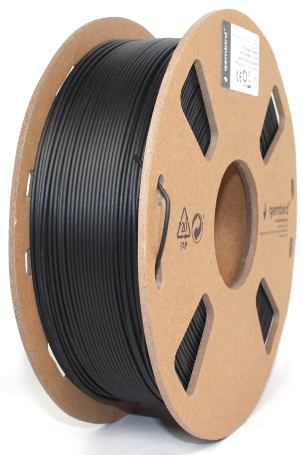 Gembird 3DP-PLA1.75-02-CARBON PLA filament 1,75 mm, 800 g