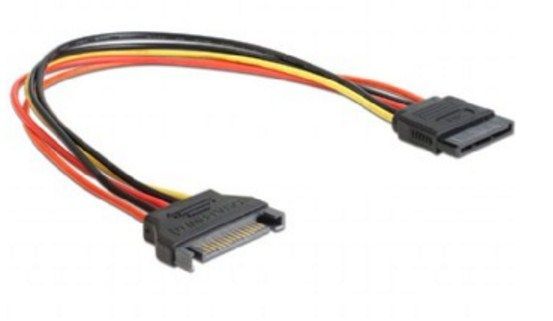 Gembird CC-SATAMF-01 SATA napojni produžni kabl 30 cm