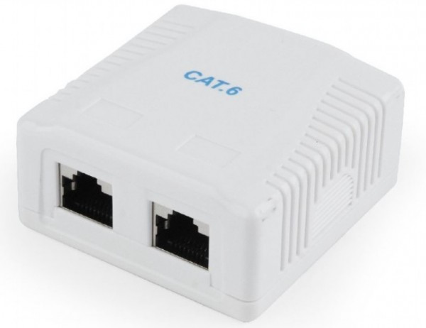 Gembird NCAC-2F6-01 CAT6 FTP kutija za 2 RJ45 porta