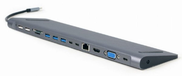 Gembird A-CM-COMBO9-01 USB-C adapter sa 9 priključaka